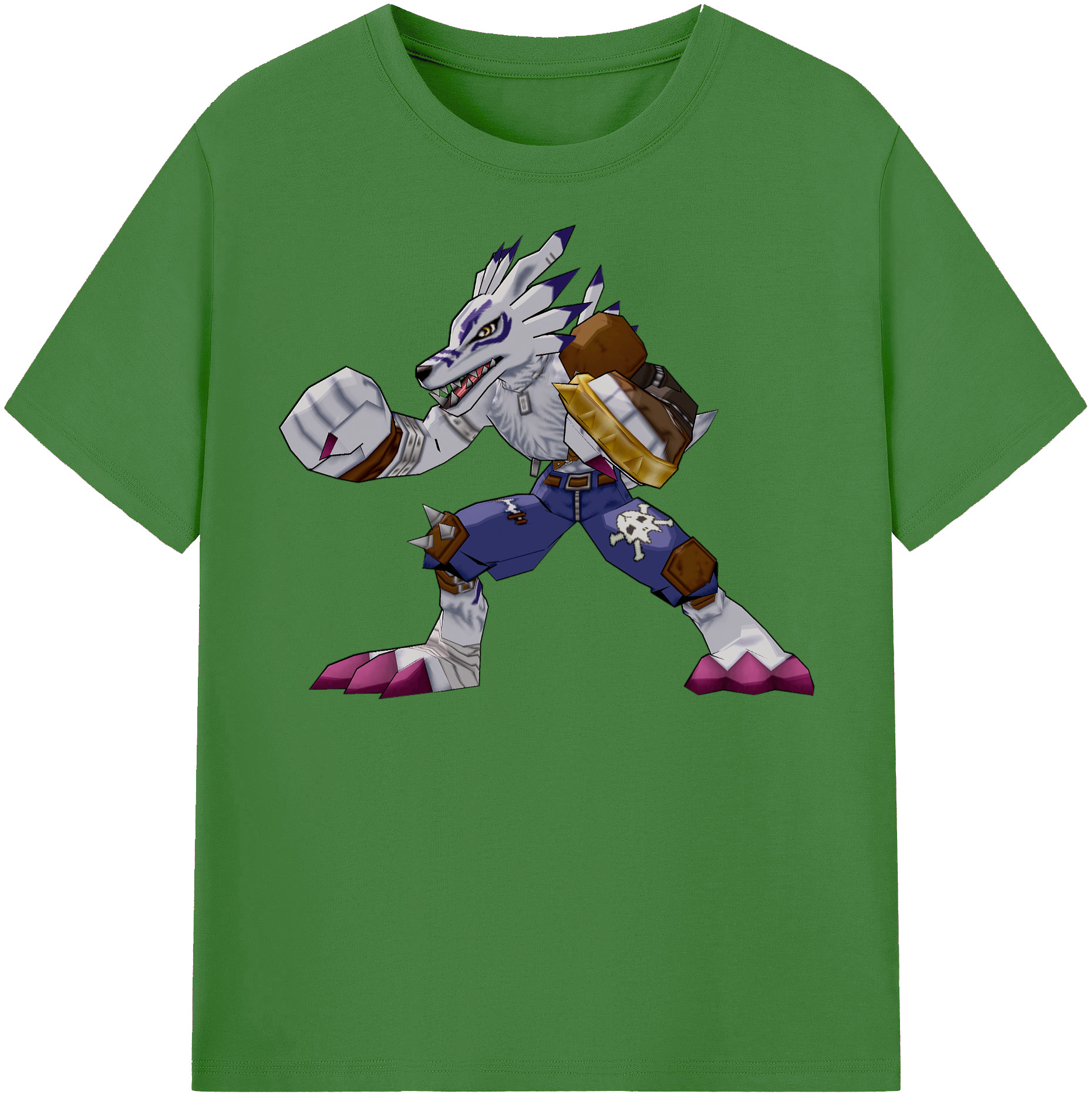 （画像用） Digimon デジタルモンスター/デジモン レディースカジュアルプリントTシャツ（綿100％）